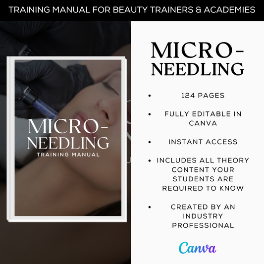 Micro-Needling Editable Canva Training Manual