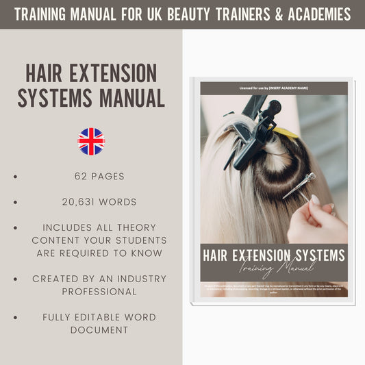 All Systems Hair Extension Editable Training Manual