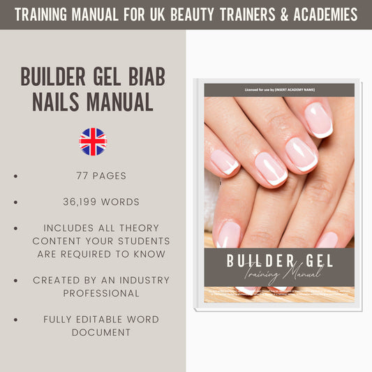 Builder Gel BIAB Nails Editable Training Manual