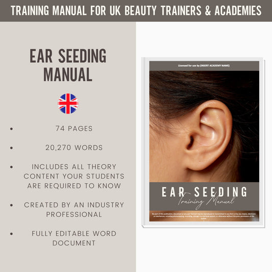 Ear Seeding Auricular Therapy Editable Training Manual