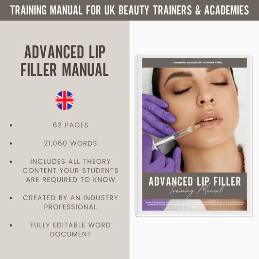 Advanced Lip Filler Techniques Editable Training Manual