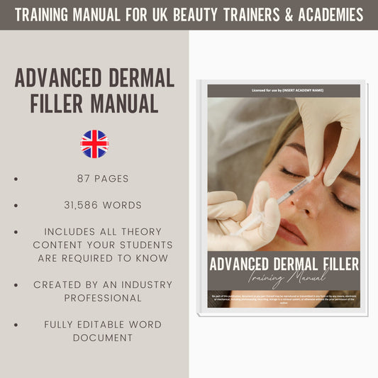 Advanced Dermal Filler Editable Training Manual