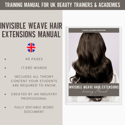 Invisible Weave Hair Extensions Editable Training Manual