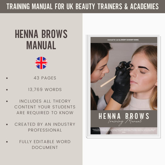 Henna Brows Editable Training Manual