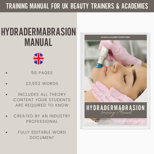 Hydradermabrasion Editable Training Manual