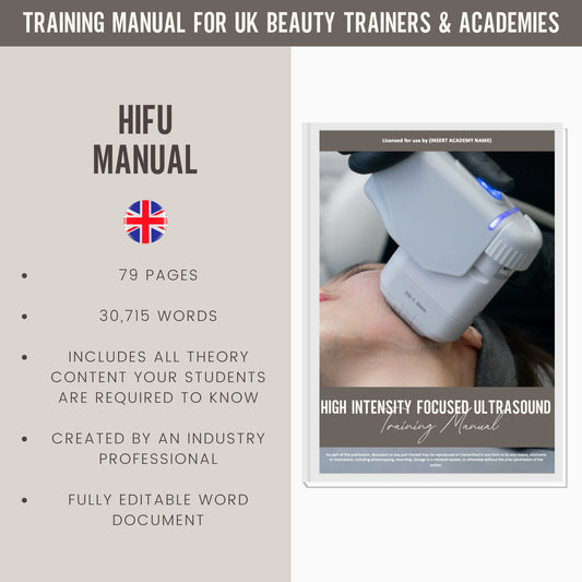 High Intensity Focused Ultrasound (HIFU) Editable Training Manual