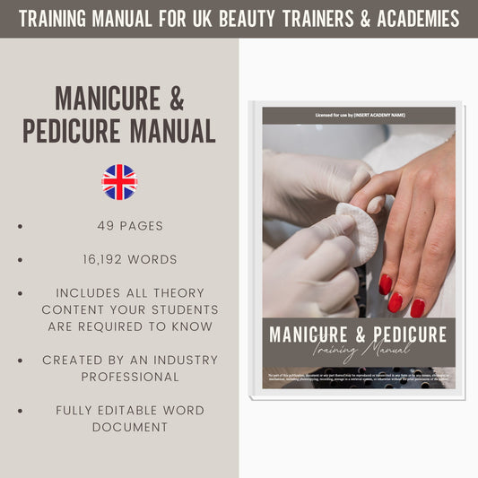 Manicure and Pedicure Editable Training Manual