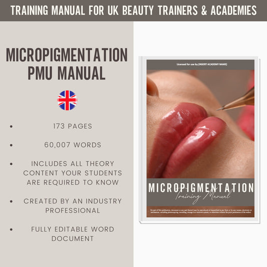 Micropigmentation Editable Training Manual