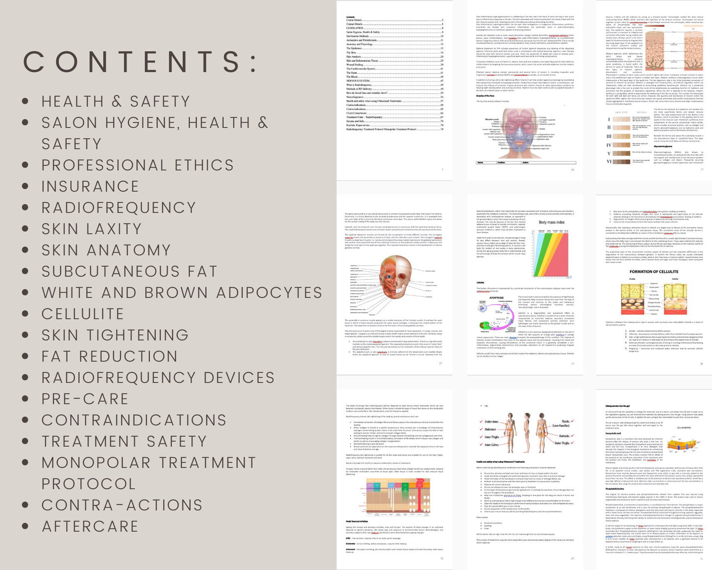 Radiofrequency Skin Rejuvenation & Inch Loss Editable Training Manual