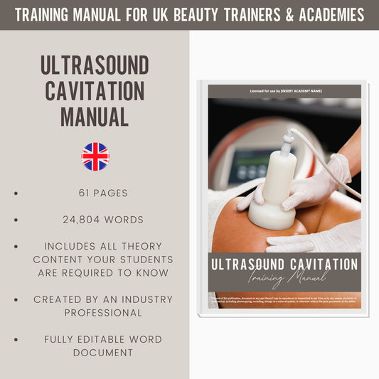 Ultrasound Cavitation Editable Training Manual